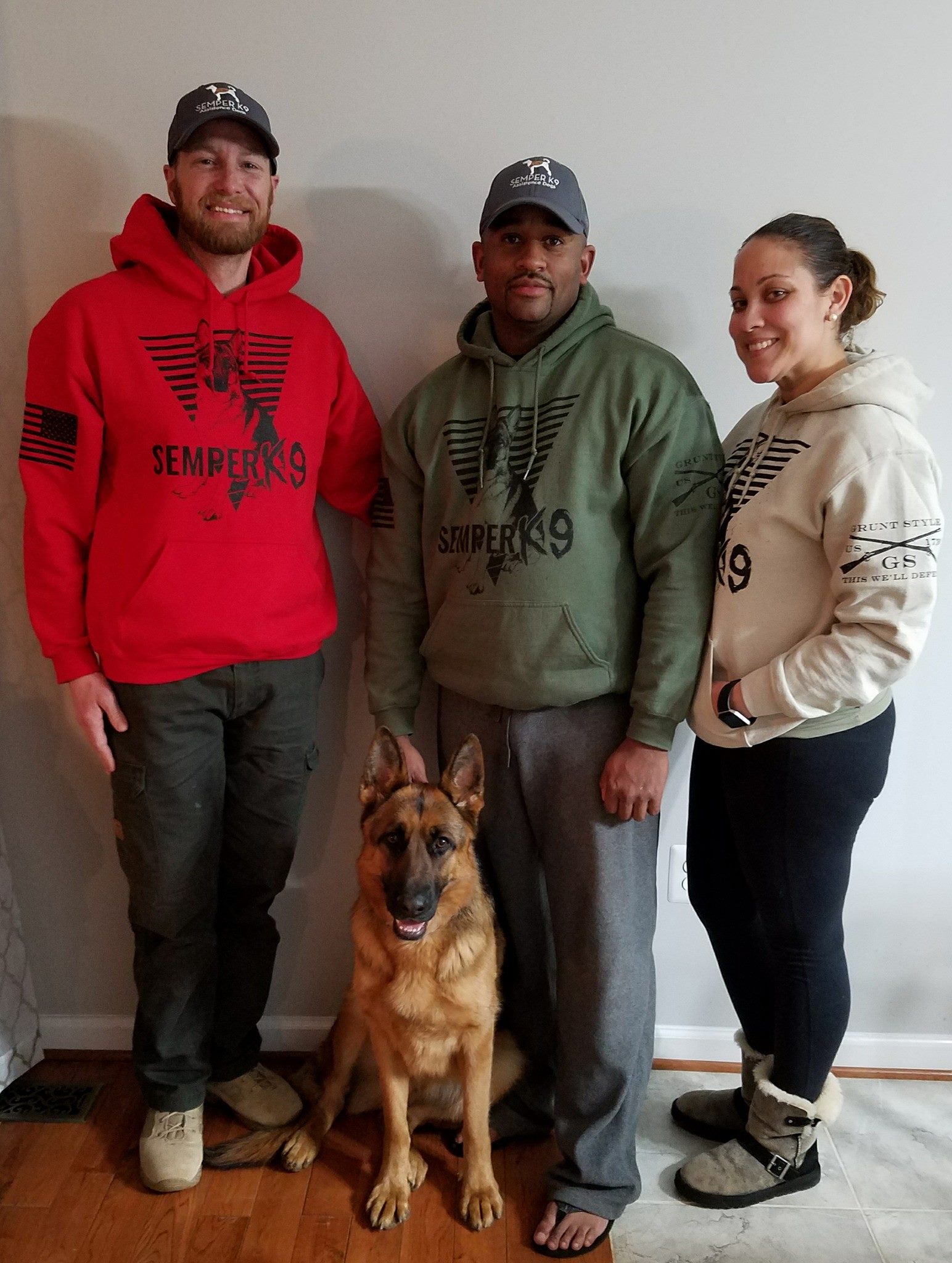 Baity with Service Dog 